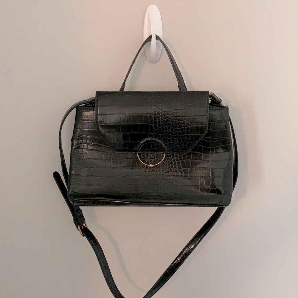 ASOS Faux Croc Handbag